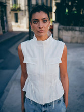 Load image into Gallery viewer, Lelo Ramie Vest | Ecru
