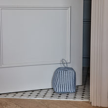 Load image into Gallery viewer, Samara Stripe Dark Blue Door Stop