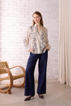 Load image into Gallery viewer, Tove Serpent Blouse | Grey