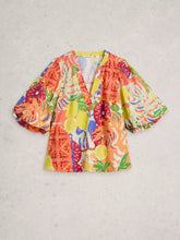 Load image into Gallery viewer, Bex Cotton Top | Yellow Multi
