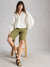 Load image into Gallery viewer, Heidi Chino Short | Khaki Green
