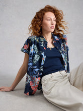 Load image into Gallery viewer, Orla Button Through Shirt | Navy Multi