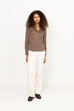 Load image into Gallery viewer, Tina Jersey Shirt | Coffee Quartz
