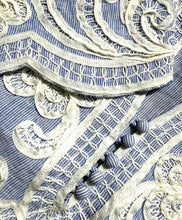 Load image into Gallery viewer, Azalea Top | Blue Stripe Linen