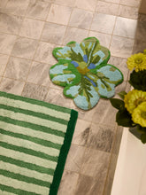 Load image into Gallery viewer, Striped Reversible Bath Mat | Green