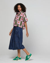 Load image into Gallery viewer, Guru Skirt | Dark Denim/Contrast Stitching