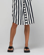 Load image into Gallery viewer, Shiro Shirt Dress | Mono Stripe