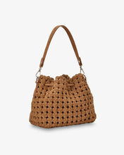 Load image into Gallery viewer, Box Weave Bucket Bag | Tan