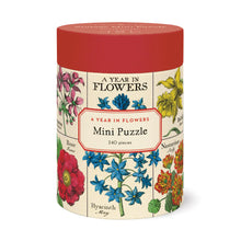 Load image into Gallery viewer, Mini Cavallini Puzzle | 240pc A Year in Flowers