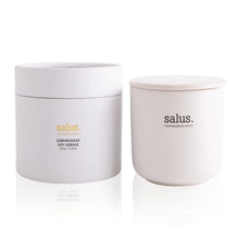 Load image into Gallery viewer, Salus Lemongrass Soy Candle Porcelain Jar
