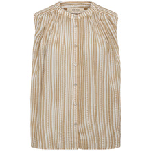 Load image into Gallery viewer, Amelia Stripe Blouse | Sesame