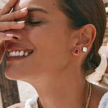 Load image into Gallery viewer, Rosa Crystal Cocktail Studs