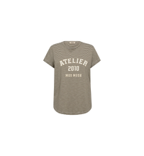 Load image into Gallery viewer, Camp Stripe Tee | Burnt Olive