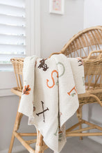 Load image into Gallery viewer, Alphabet Baby Blanket | Natural