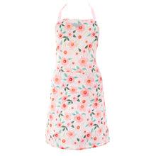 Load image into Gallery viewer, Floral apron on a white background