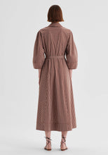 Load image into Gallery viewer, McKenna Stripe Dress | Chocolate