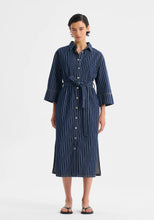 Load image into Gallery viewer, Wyatt Denim Dress | Stripe