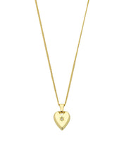 Load image into Gallery viewer, Stella Crystal Heart Necklace | Gold