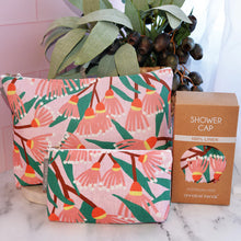 Load image into Gallery viewer, Large Cosmetic Bag | Linen | Blossom Branches