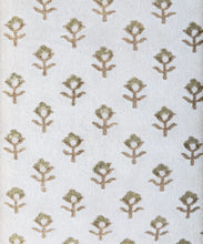 Load image into Gallery viewer, Flower Handblock Velvet Cushion