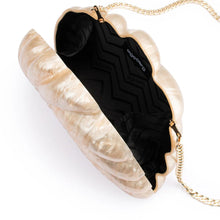 Load image into Gallery viewer, Indi Acrylic Shell Clutch | Natural