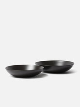 Load image into Gallery viewer, Stoneware Low Bowl | Matte Black Medium