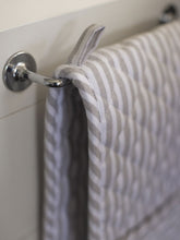 Load image into Gallery viewer, Classic Stripe Double Oven Glove | Grey/White