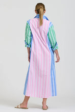 Load image into Gallery viewer, Bijou Longline Shirtdress | Stripe Combo